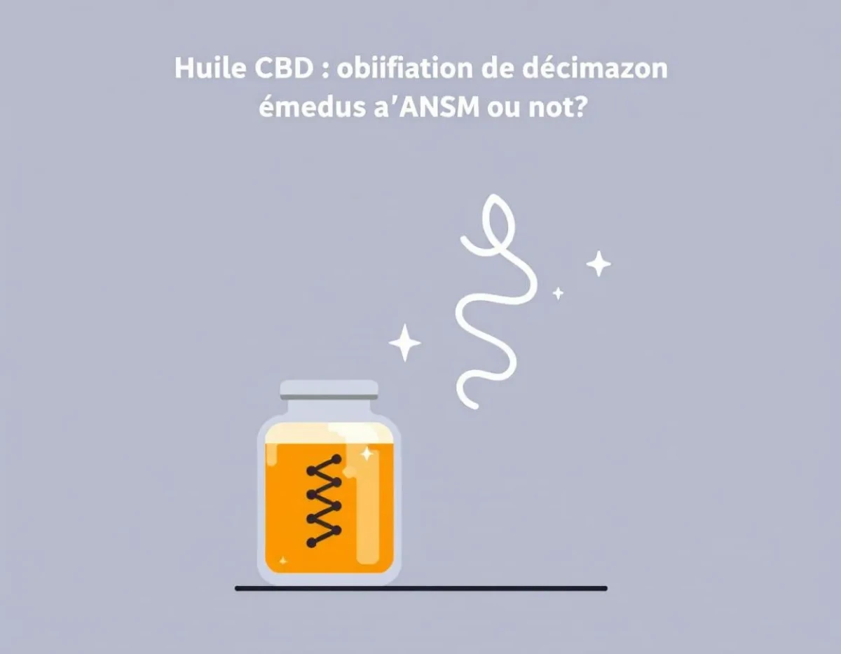 Huile CBD : obligation de déclaration à l'ANSM ou non ?
